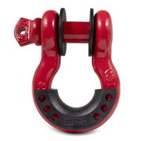 Body Armor 4x4 3/4in Red D-Ring with Black Isolators Single