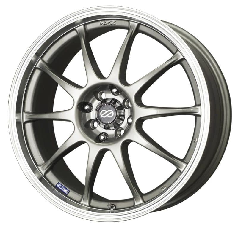 Enkei J10 16x7 5x100/114.3 38mm Offset 72.62mm Bore Dia Silver Paint Wheel (409-670-12SP)