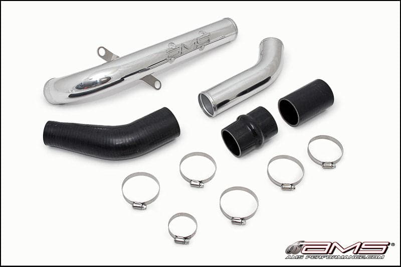 AMS Performance 08-15 Mitsubishi EVO X Upper I/C Pipe - Black Powder Coat (AMS.04.09.0002-2)