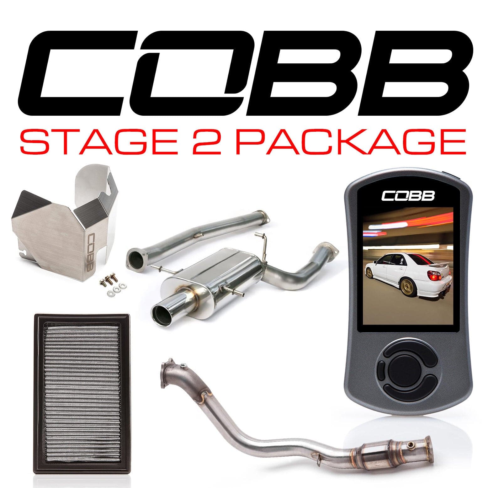 COBB 06-07 Subaru Impreza WRX Stage 2 Power Package w/V3 (cobb613X02)