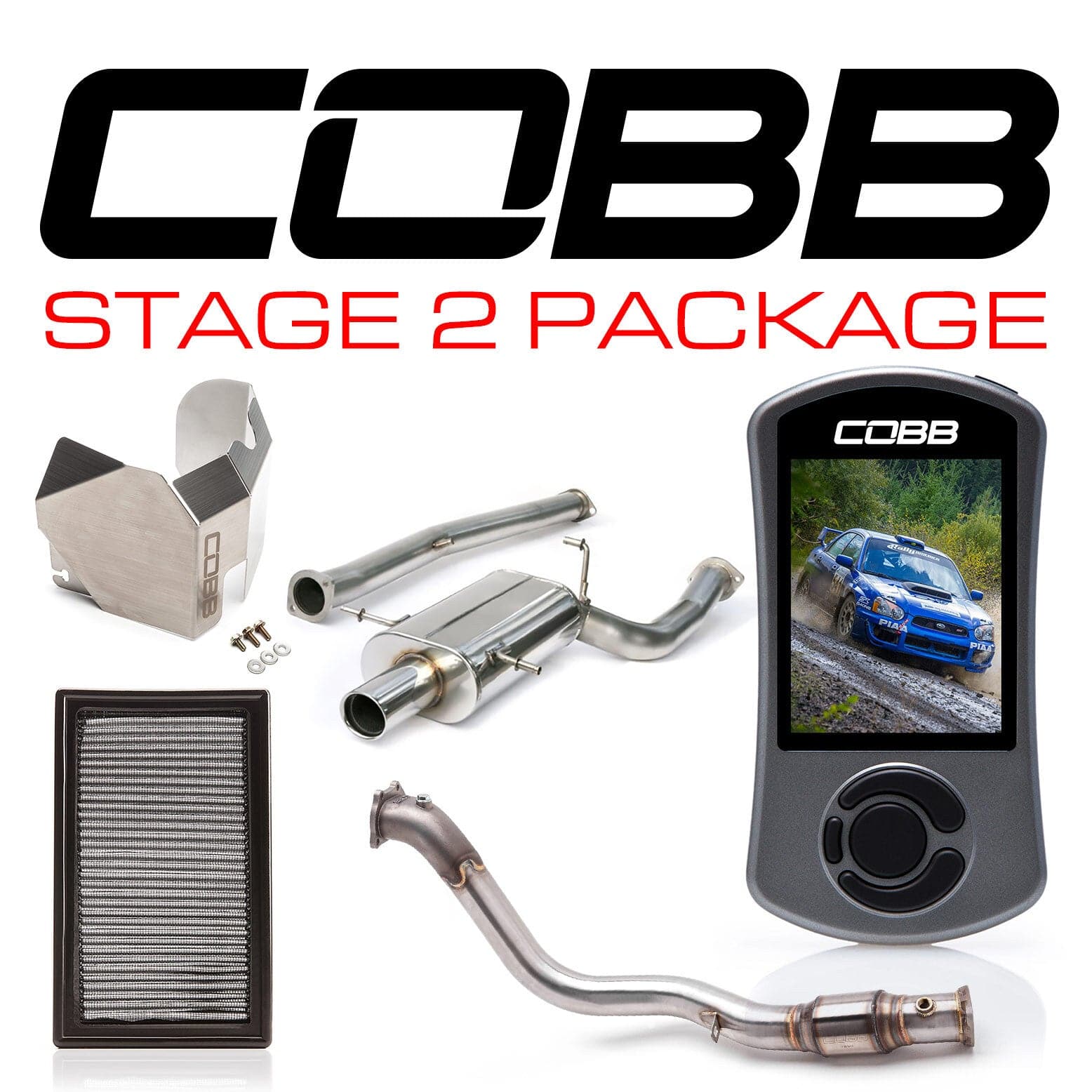 COBB 04-07 Subaru Impreza STi Stage 2 Power Package w/V3 (cobb613X12)