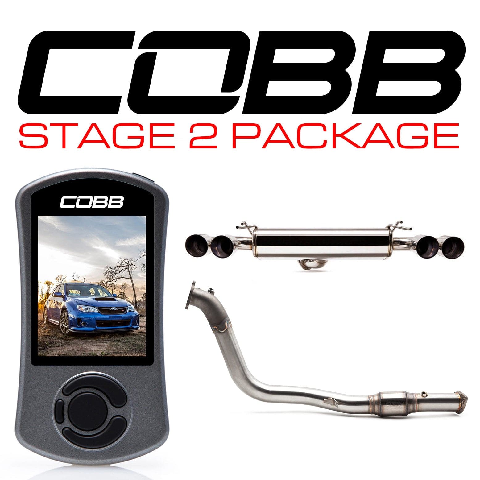 Cobb 08-14 Subaru STi Hatch Stage 2 Power Package (cobb615X62)