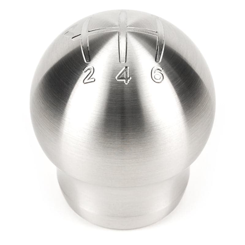 Raceseng Contour Shift Knob (Gate 1 Engraving) M12x1.25mm Adapter - Brushed