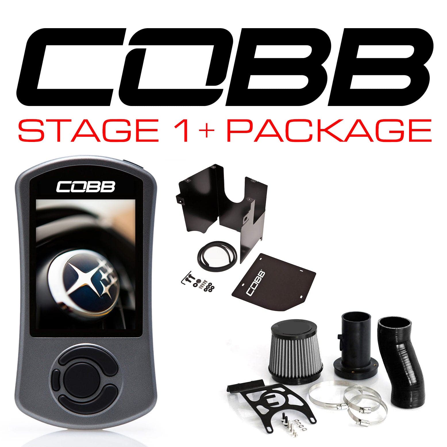 Cobb Subaru 05-06 LGT / OBXT Stage 1+ Power Package w/V3 (cobb624X01P-BK)