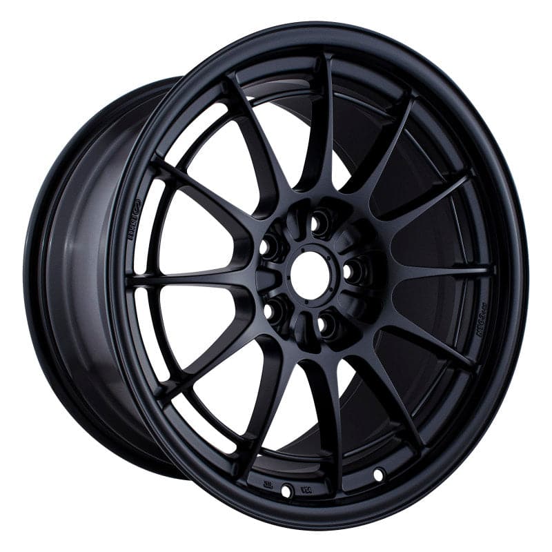 Enkei NT03+M 18x9,5 5x114,3 40 mm de compensación, 72,6 mm de diámetro, rueda negra G35/350Z (3658956540BK)