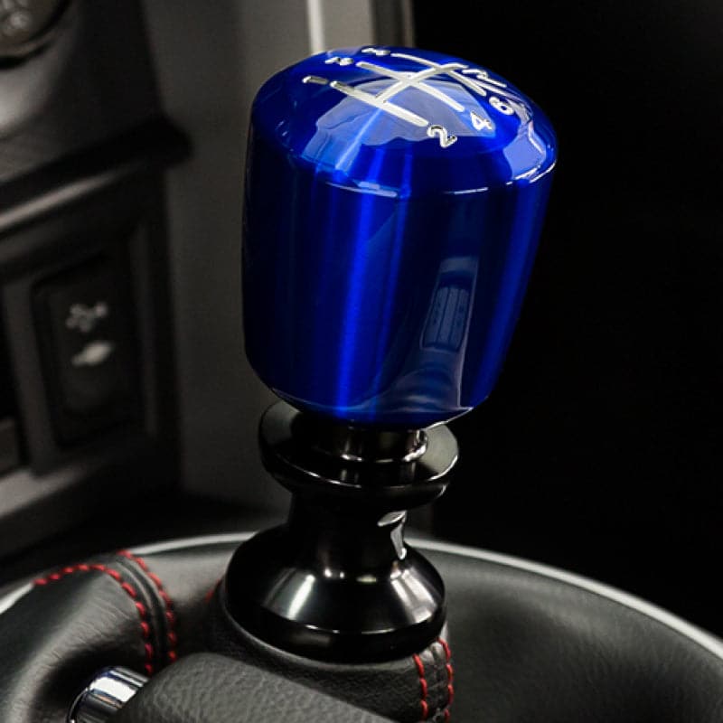 Raceseng Ashiko Shift Knob (Grabado Puerta 3) Adaptador M12x1.25mm - Azul Translúcido