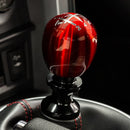 Raceseng Slammer Shift Knob (Gate 1 Engraving) M12x1.25mm Adapter - Red Translucent