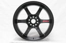 Gram Lights 57DR 18x8.5 +37 5x100 SEMI GLOSS BLACK WHEEL