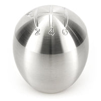 Raceseng Slammer Shift Knob (Gate 1 Engraving) M12x1.25mm Adapter - Brushed