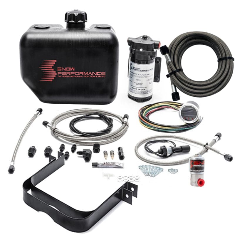 Snow Performance 2.5 Boost Cooler Water Methanol Injection Kit w/ SS Brd Line & 4AN Fittings (SNO-211-BRD)