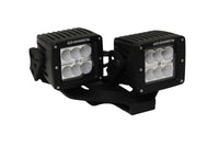 Go Rhino 18-20 Jeep Wrangler JL/JLU/Gladiator JT Soporte de luz - Dos cubos de 3 pulgadas