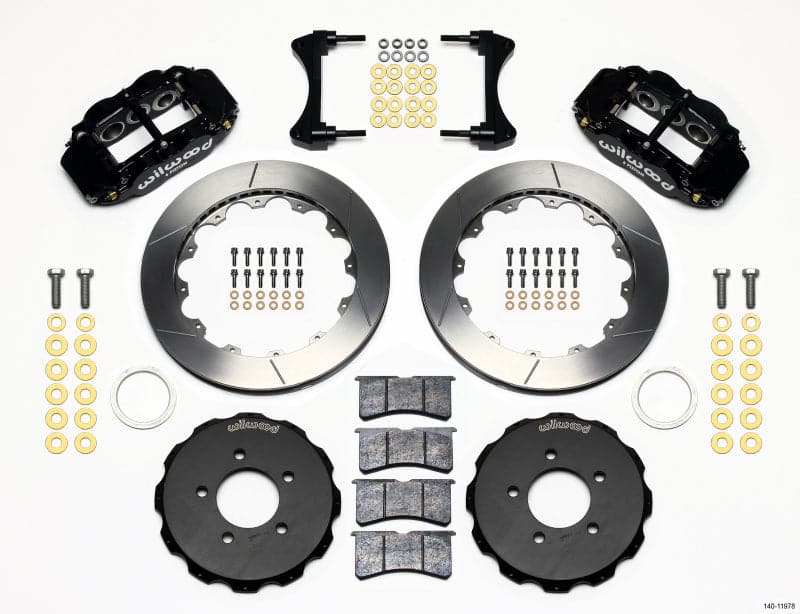 Kit de sombrero delantero Wilwood Narrow Superlite 6R de 12,88 pulgadas Civic / CRZ 2006 en adelante (140-11978)