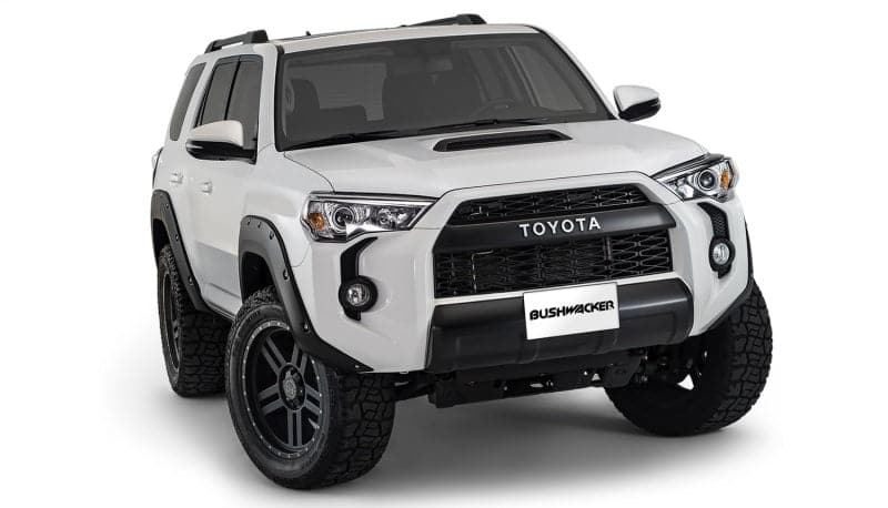 Bushwacker 14-18 Toyota 4Runner bengalas estilo bolsillo, 4 piezas, excluye edición limitada, color negro