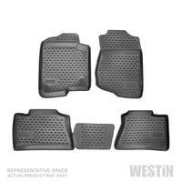 Westin 2009-2017 Toyota 4Runner Perfil Revestimientos de piso 4 piezas - Negro