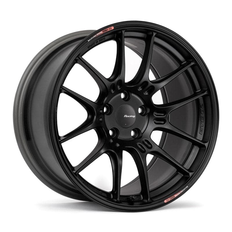 Enkei GTC02 19x9.5 5x120 +27mm Offset 72.5mm Diámetro Rueda negra mate 