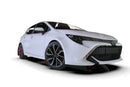 Rally Armor 2019+ Toyota Corolla Hatchback Black UR Mud Flap White Logo