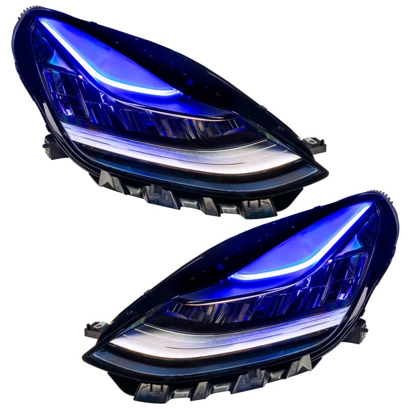 Oracle 17-21 Tesla Model 3 Headlight DRL Upgrade Kit - ColorSHIFT 2