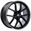 BBS CI-R 19x9.5 5x120 +25 Satin Black Polished Rim Protector Wheel -82mm PFS/Clip Required