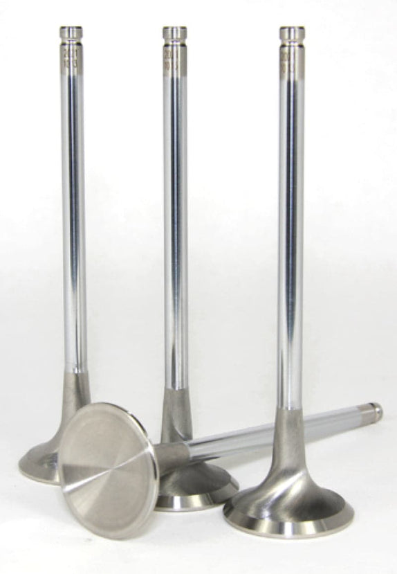 GSC P-D 4B11T Chrome Polished Super Alloy Exhaust Valve - 30mm Head (+1mm) - SET 8 (2027-8)