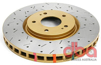 DBA 03-06 Evo 8/9 Front Drilled & Slotted 4000 Series Rotor - (4418XS)