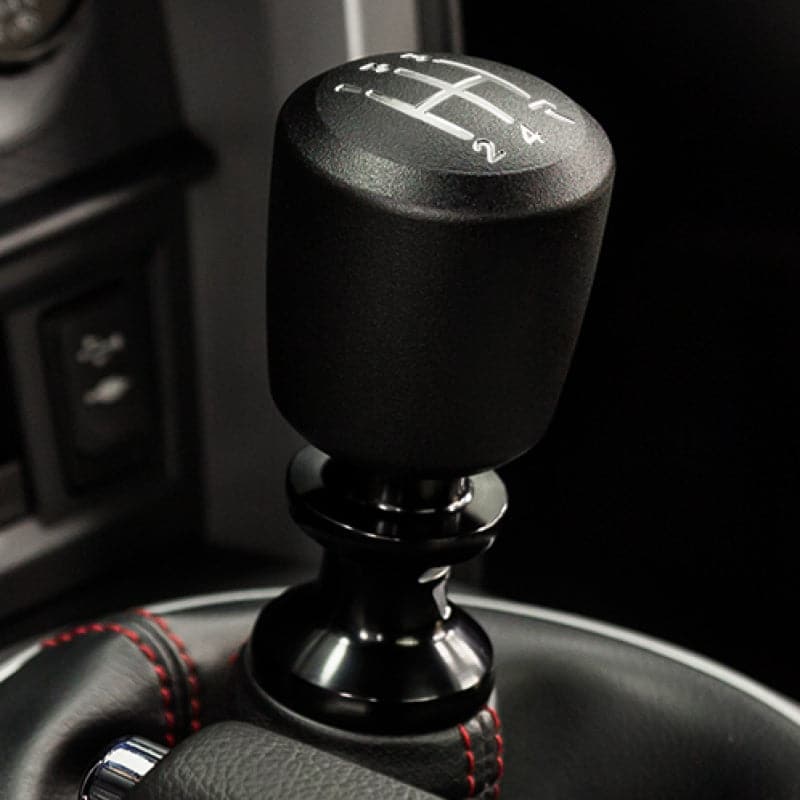 Raceseng Ashiko Shift Knob (Gate 4 Engraving) M12x1.25mm Adapter - Black Texture