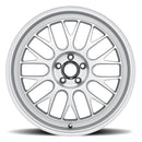 quince52 Holeshot RSR 19x9 5x108 45 mm ET 63,4 mm Rueda plateada radiante con orificio central