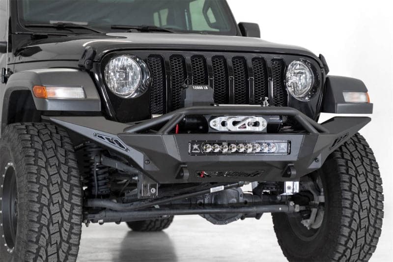 Addictive Desert Designs 2020 Jeep Gladiator Stealth Fighter Front Bumper w/ Winch Mount