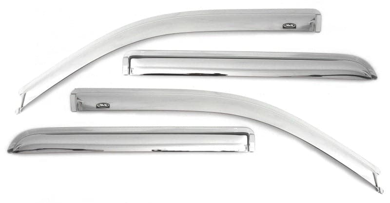 AVS 10-18 Toyota 4Runner Ventvisor Deflectores de ventana delantera y trasera de montaje exterior, 4 piezas, cromado