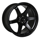 Enkei T6S 17x9 45 mm Offset 5x100 Patrón de pernos 72.6 Diámetro Rueda negra mate