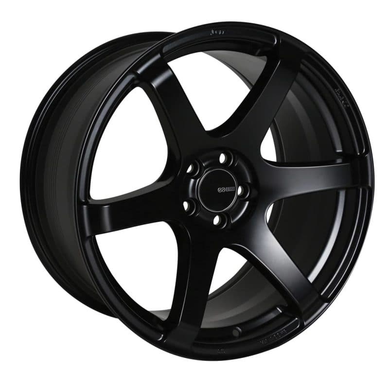 Enkei T6S 18x8.5 35mm Offset 5x114.3 Bolt Pattern 72.6 Bore Matte Black Wheel (485-885-6535BK)