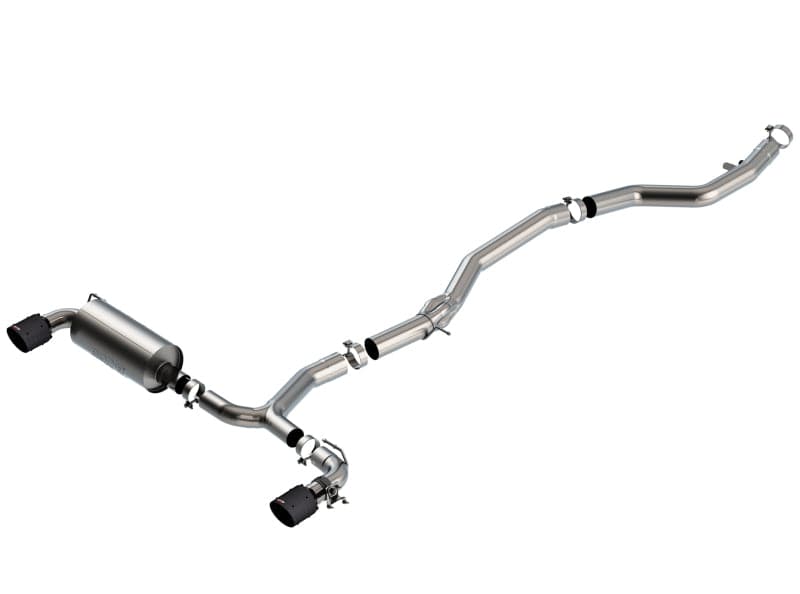 Borla 2020 Toyota Supra GR 3.0L I6 Escape tipo catback ATAK de 3 pulgadas - Puntas de fibra de carbono