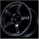 Advan TC-4 17x9" 5x114.3 +45 Offset Racing Black Gunmetallic y rueda de anillo