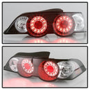 Spyder Acura RSX 02-04 LED Tail Lights Black ALT-YD-ARSX02-LED-BK