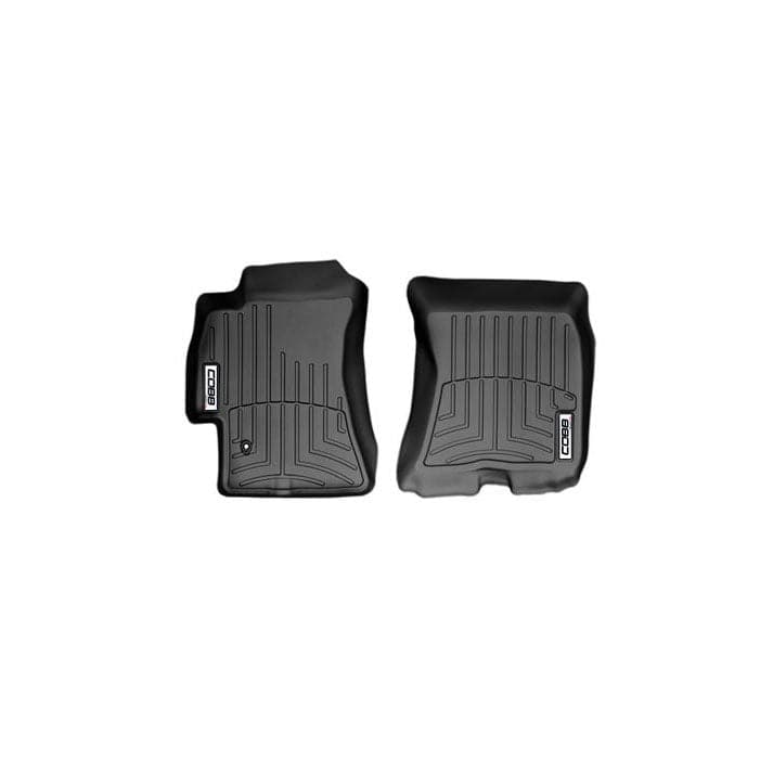 COBB 05-09 Subaru LGT / OBXT Front and Rear FloorLiner by WeatherTech - Black (WT44083-1-2)