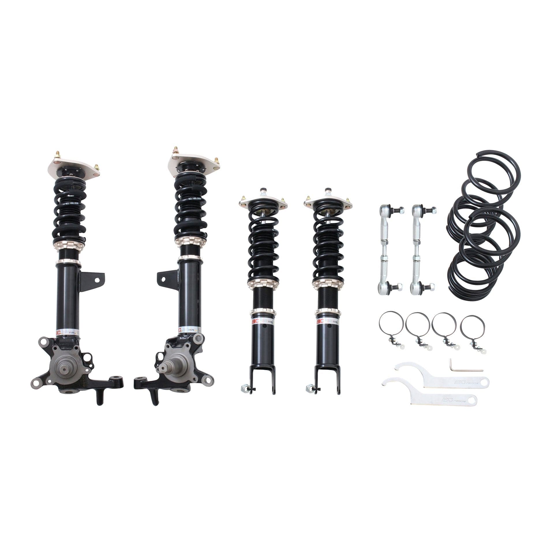 BC Racing BR Coilovers for 02-06 Infiniti Q45 (With Front Spindle)