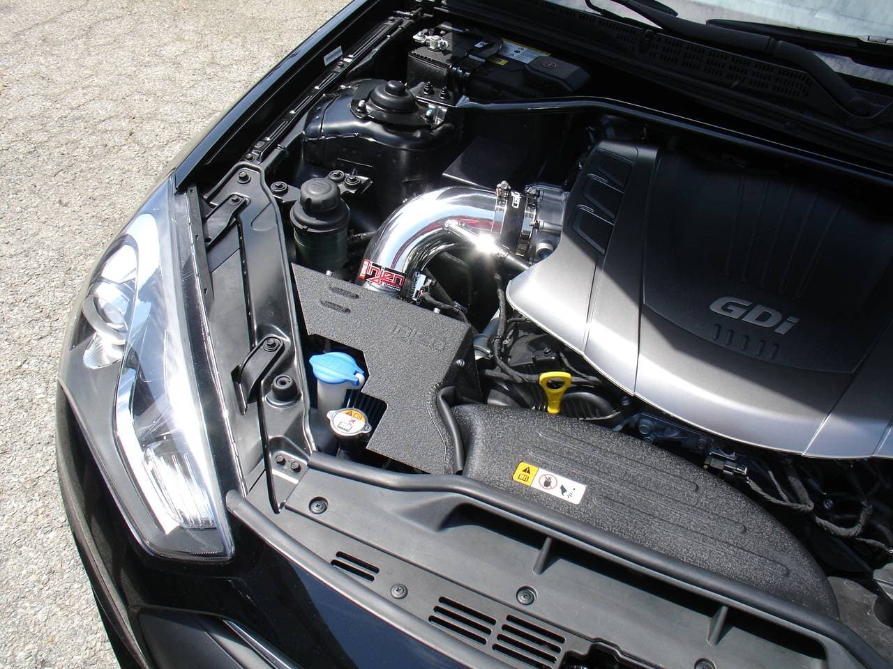 Injen 2013-2016 Hyundai Genesis V6-3.8L V6 Polished Short Ram Intake w/ Heat Shield & Cover