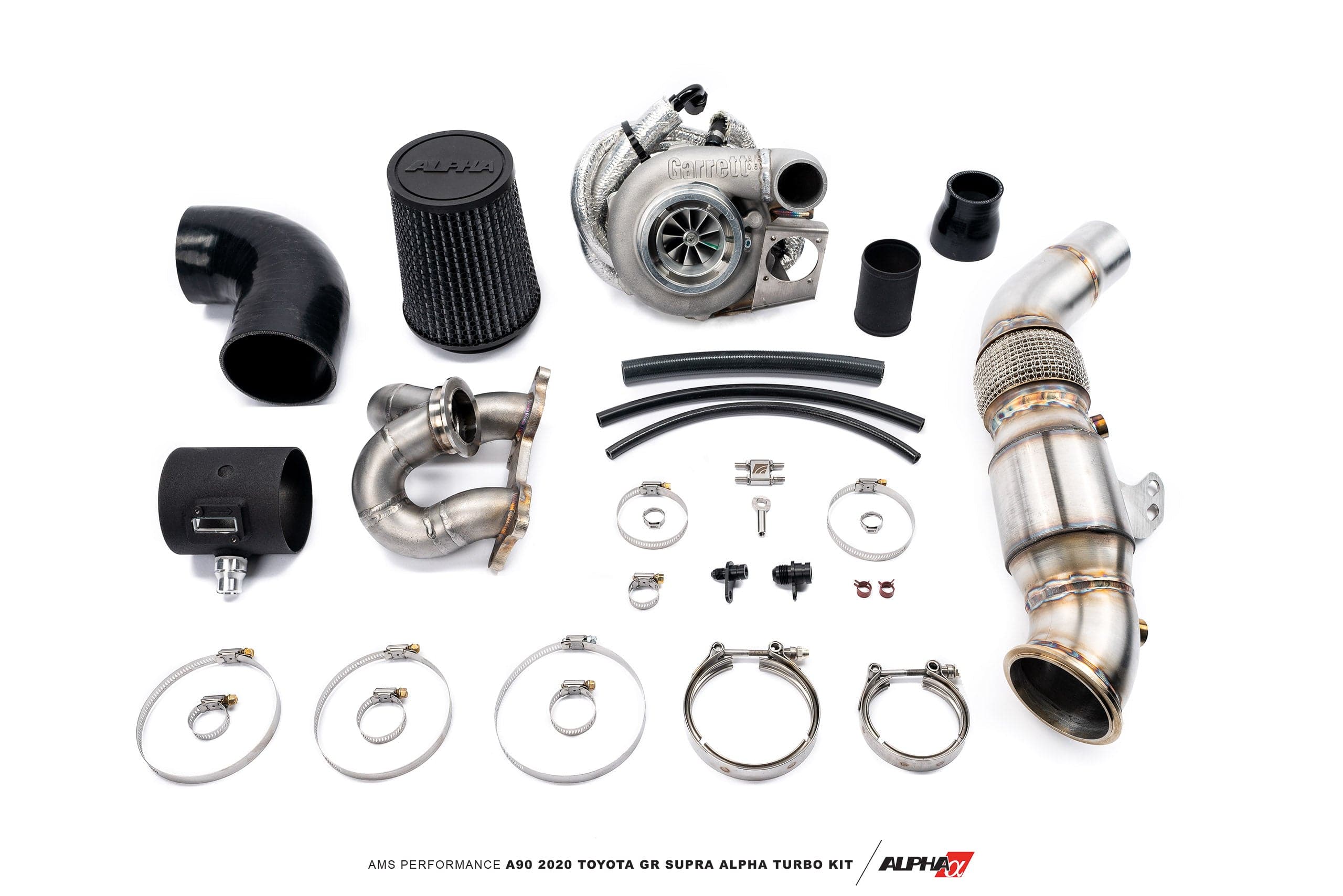 AMS Performance A90 2020 Toyota GR Supra Alpha 8 GTX3582 GEN II Turbo Kit 49 State Legal EPA Catted (AMS.38.14.0003-2)