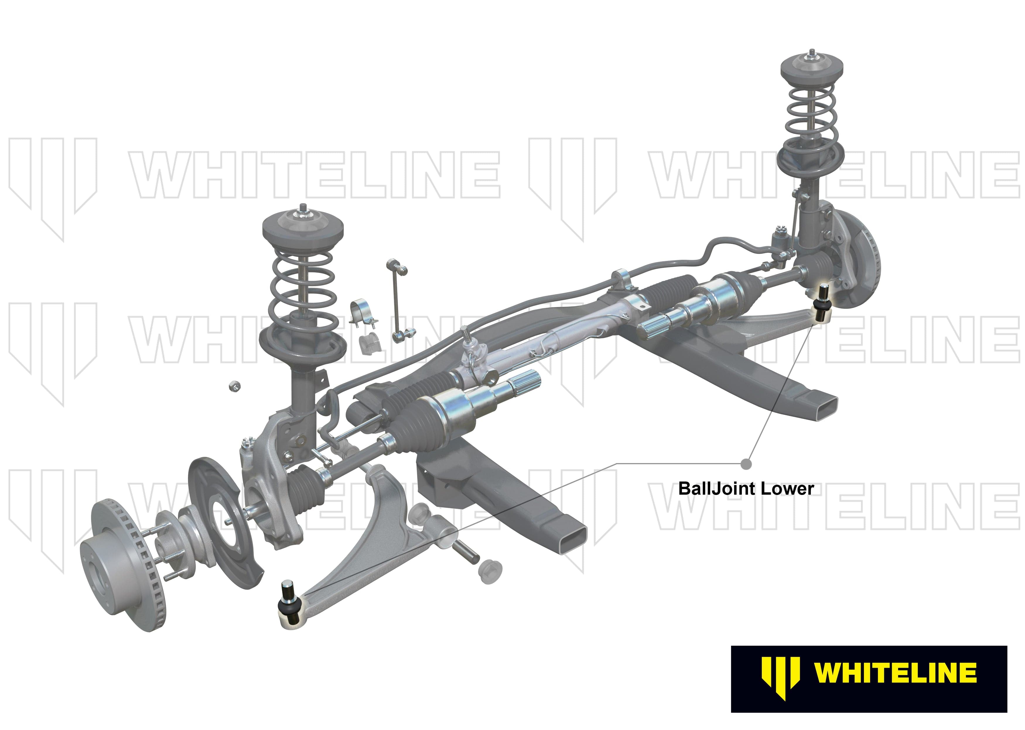 Whiteline 2017+ Honda Civic Type-R / 10th Gen Civic FK8 Front Camber Adjuster Kit