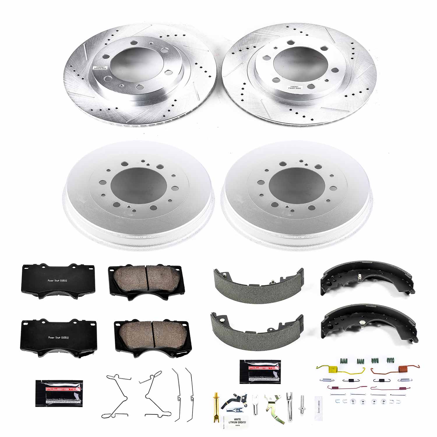 Power Stop 05-21 Toyota Tacoma Front & Rear Z23 Evolution Sport Brake Kit (psbK15231DK)