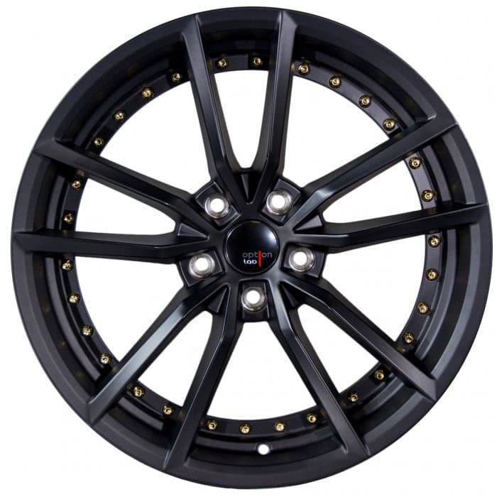 Option Lab S409  Black  Wheel in 18x9.5 +35 5x100 (73.1mm)