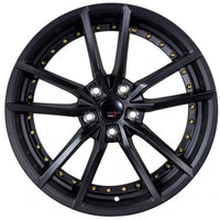 Option Lab S409 Rueda negra en 18x9,5 +35 5x100 (73,1 mm)