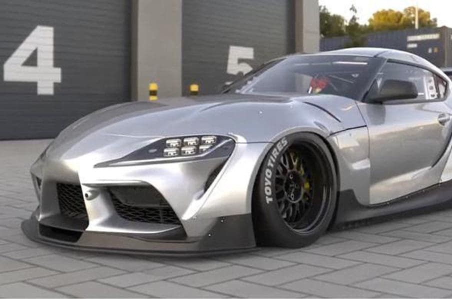 Pandem 2020+ Toyota Supra GR A90 Aero V1.0 Front Lip