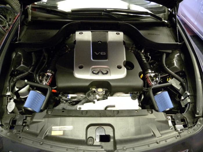 Injen 11-12 Infiniti G25 2.5L V6 Dual Black Short Ram Intake w/ MR Technology (SP1961BLK)