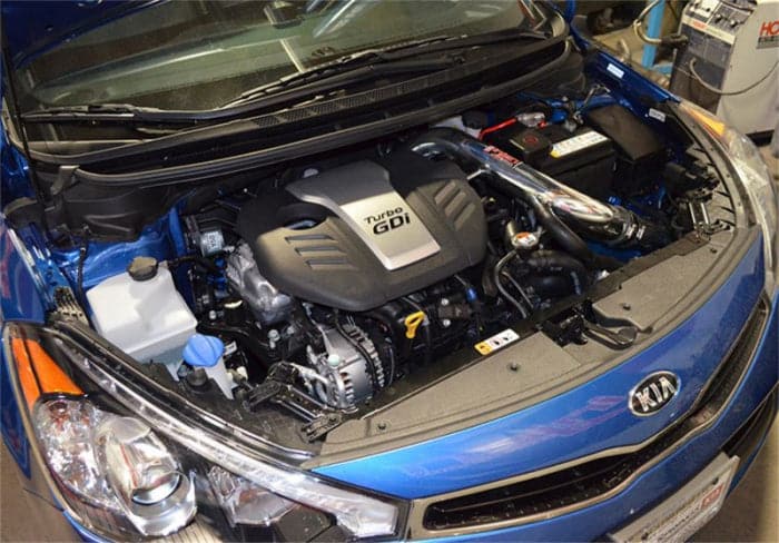 Injen 2014 Kia Forte' Koup 1.6L Turbo 4Cyl Polished Cold Air Intake (Converts to Short Ram Intake) (SP1323P)