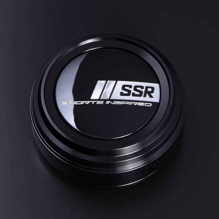 SSR Racing Sports Inspired Tapa Central Aluminio Tipo B Alto - Negro