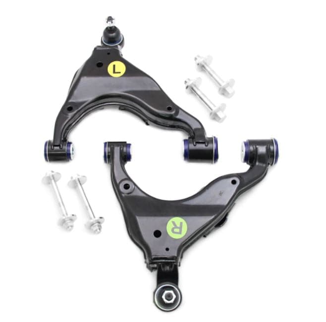 SuperPro 2010-2014 Toyota FJ Cruiser Base Kit de brazo de control inferior delantero inferior HD (sin KDSS) (TRC483)