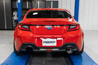 MBRP 12-22 Subaru BRZ / 17-22 Toyota GR86 / 13-16 Scion FR-S Stainless Steel 3in Cat-Back-Single Rear Exit w Carbon Tips