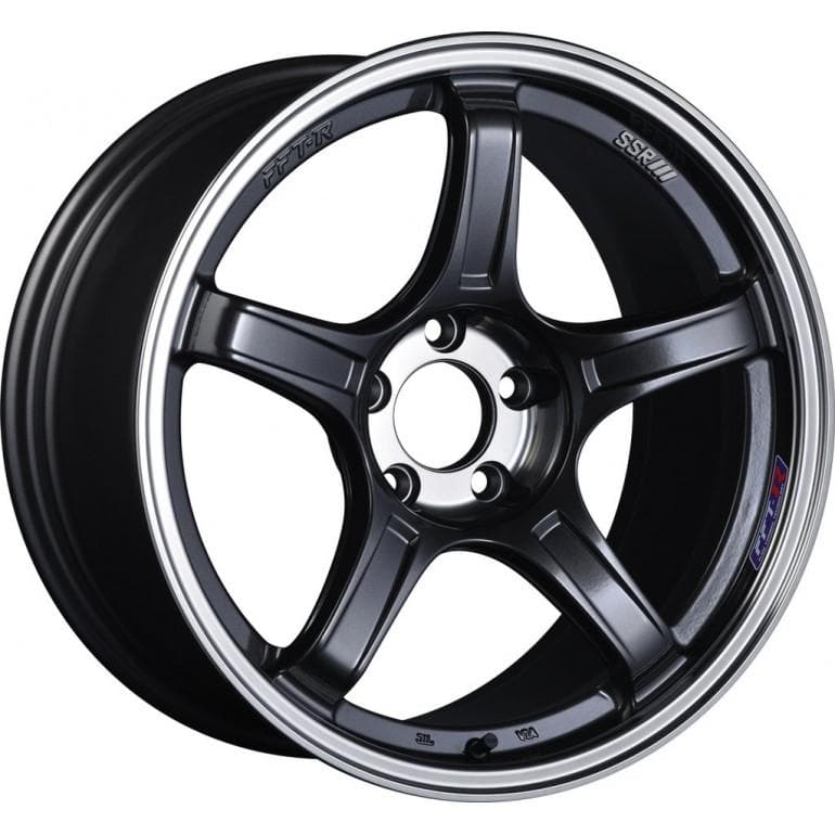 SSR GTX03 Rueda de grafito negro con desplazamiento de 18x9,5" 5x100 + 38 mm