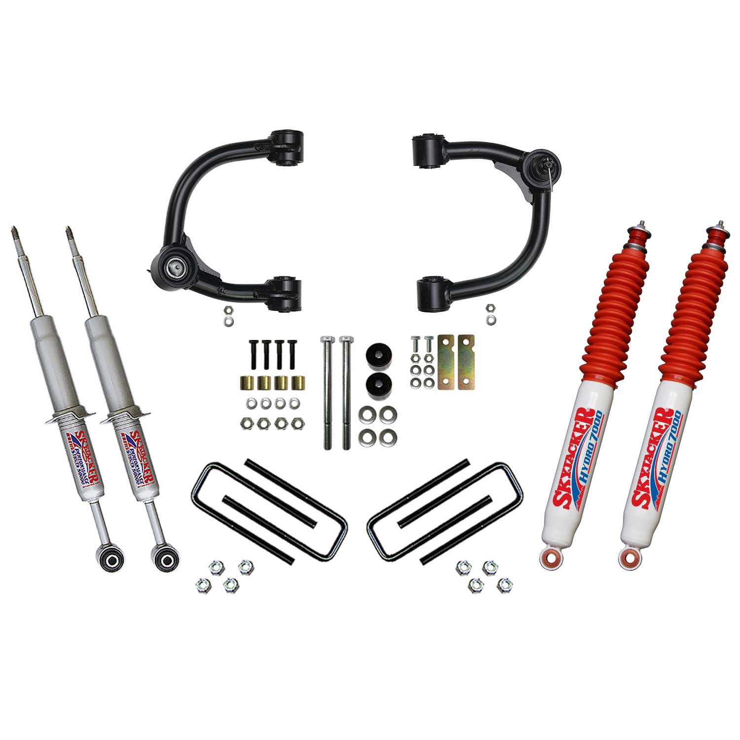 Skyjacker Suspensión 16-22 Toyota Tacoma Kit de elevación de 3 pulgadas Caja de componentes con amortiguadores Hydro 7000 (TC536STUSH)