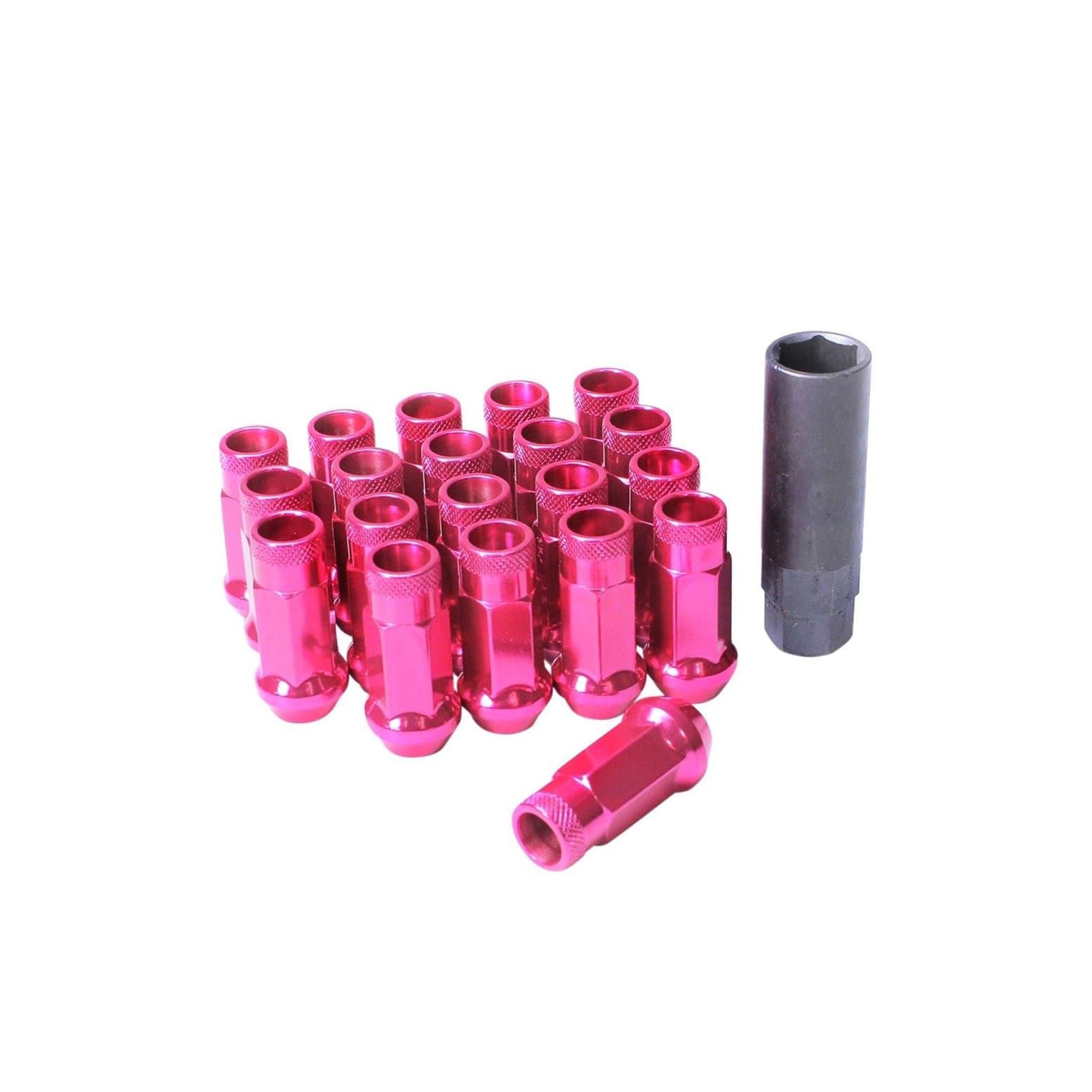 Wheel Mate Muteki SR48 Open End Lug Nuts-Pink 12x1.25 48mm for 2009+ Nissan 370Z (whm32905K)